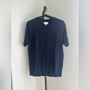 Men's Navy Blue Knit Shirt